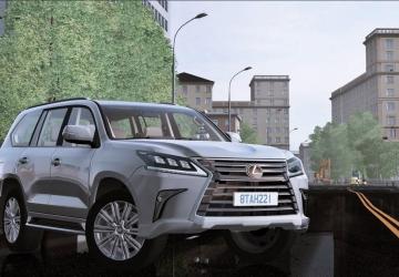 Мод Lexus LX570 2017 версия 27.04.21 для City Car Driving (v1.5.8 - 1.5.9.2)