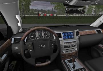 Мод LEXUS LX570 5.7 Sport Design версия 02.10.2021 для City Car Driving (v1.5.9.2)