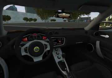 Мод Lotus Evora 2011 версия 22.02.2022 для City Car Driving (v1.5.9.2)