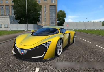 Мод Marussia B2 версия 1.0 для City Car Driving (v1.5.9.2)