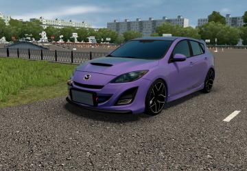 Мод Mazda 3 2010 версия 29.05.2022 для City Car Driving (v1.5.9.2)