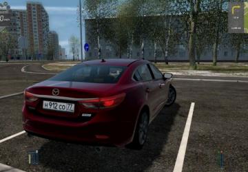 Мод Mazda 6 2018 версия 1.0 для City Car Driving (v1.5.8)