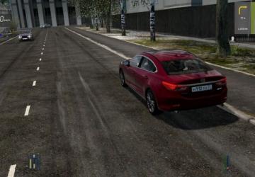 Мод Mazda 6 2018 версия 1.0 для City Car Driving (v1.5.8)