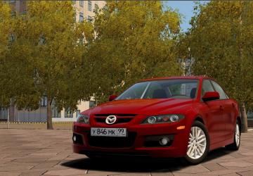 Мод Mazda 6 MPS 2007 версия 27.05.21 для City Car Driving (v1.5.8 - 1.5.9.2)