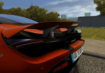 Мод McLaren 720s версия 09.09.20 для City Car Driving (v1.5.8 - 1.5.9.2)