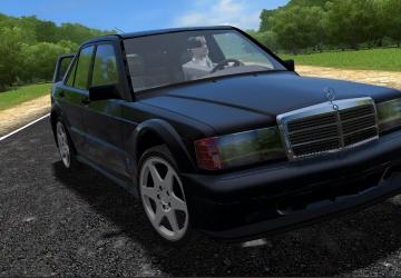 Мод Mercedes-Benz 190E 2.5 версия 24.05.21 для City Car Driving (v1.5.9, 1.5.9.2)