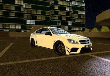 Мод Mercedes-Benz C63 AMG Coupe Black Series версия 13.05.20 для City Car Driving (v1.5.9.2)