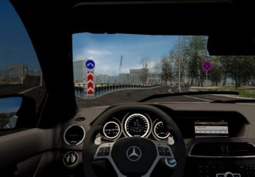 Мод Mercedes-Benz C63 AMG Coupe Black Series версия 20.02.2022 для City Car Driving (v1.5.9 - 1.5.9.2)