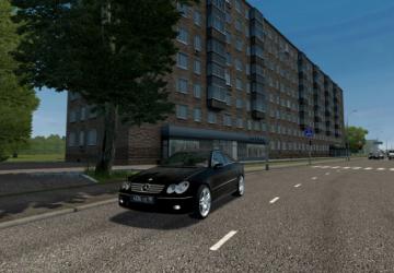 Мод Mercedes Benz CLK 55 AMG версия 05.06.20 для City Car Driving (v1.5.9.2)