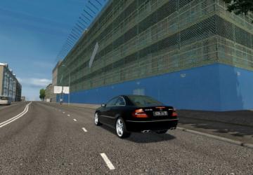 Мод Mercedes Benz CLK 55 AMG версия 05.06.20 для City Car Driving (v1.5.9.2)