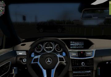 Мод Mercedes-Benz E63 AMG для City Car Driving (v1.5.1-1.5.6)