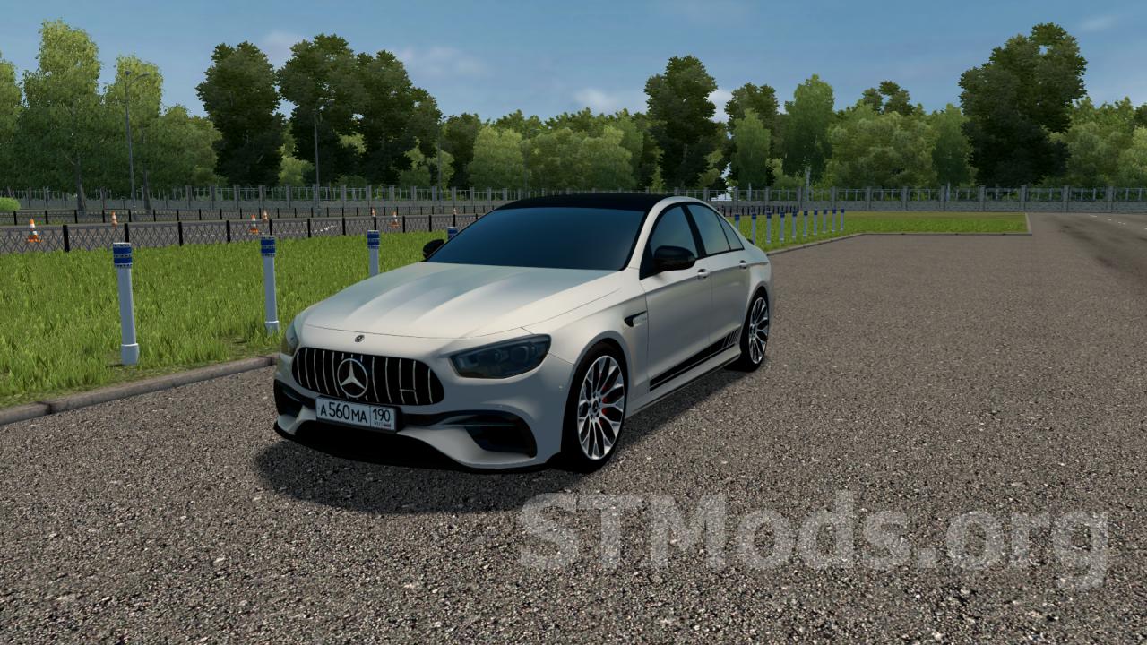 Скачать мод Mercedes-Benz E63S 4MATIC+ 2020 версия 02.05.2022 для City Car  Driving (v1.5.9.2)