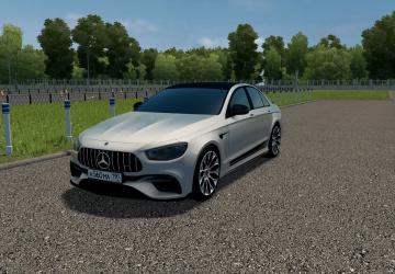 Мод Mercedes-Benz E63S 4MATIC+ 2020 версия 02.05.2022 для City Car Driving (v1.5.9.2)