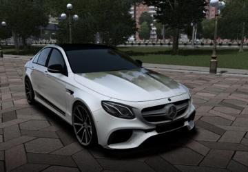 Мод Mercedes-Benz E63S AMG версия 1.0 для City Car Driving (v1.5.7, 1.5.8)