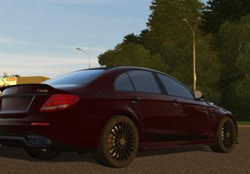 Мод Mercedes-Benz E63S AMG версия 1.0 для City Car Driving (v1.5.7, 1.5.8)