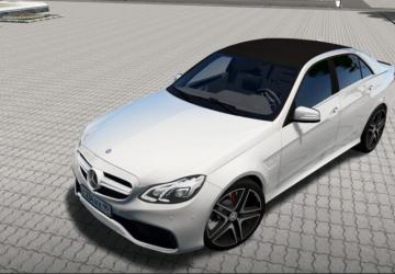 Мод Mercedes-Benz E63S AMG версия 1.0 для City Car Driving (v1.5.7, 1.5.8)