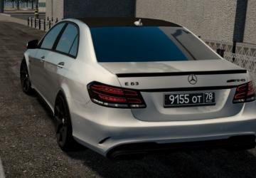 Мод Mercedes-Benz E63S AMG версия 03.12.21 для City Car Driving (v1.5.9.2)