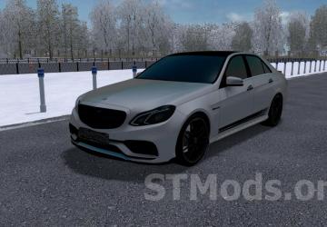 Мод Mercedes-benz E63s W212 версия 10.11.2022 для City Car Driving (v1.5.9.2)