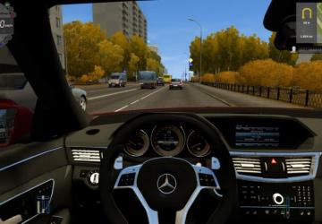 Мод Mercedes-Benz E-Class версия 1.0 для City Car Driving (v1.5.8)