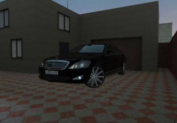 Мод Mercedes-Benz S550 W221 версия 02.02.2022 для City Car Driving (v1.5.9.2)