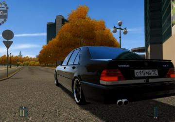 Мод Mercedes-Benz S600 W140 BRABUS версия 1.0 для City Car Driving (v1.5.8)