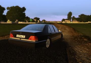 Мод Mercedes-Benz S600 W140 BRABUS версия 15.04.21 для City Car Driving (v1.5.9, 1.5.9.2)