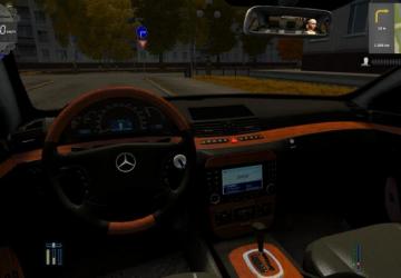 Мод Mercedes Benz S600 W220 версия 1.0 для City Car Driving (v1.5.8)