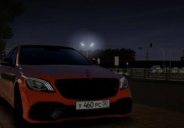 Мод Mercedes-Benz S63 W222 2018 версия 1.0 для City Car Driving (v1.5.9)