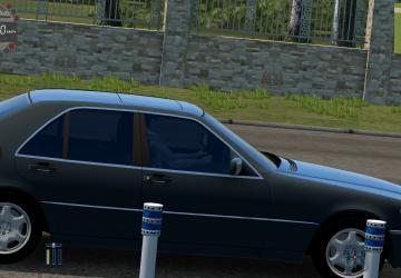 Мод Mercedes-Benz S-Class (W140) для City Car Driving (v1.5.5)