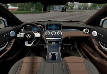 Мод Mercedes-Benz W205 C300 версия 1.0 для City Car Driving (v1.5.7, 1.5.8)