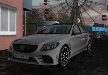 Мод Mercedes-Benz W205 C300 версия 20.02.2022 для City Car Driving (v1.5.9.2)