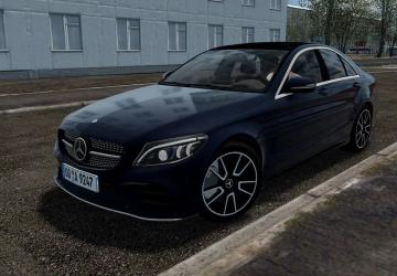 Мод Mercedes-Benz W205 C300 версия 23.09.20 для City Car Driving (v1.5.9, 1.5.9.2)