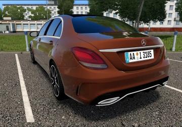 Мод Mercedes-Benz W205 C300 версия 23.09.20 для City Car Driving (v1.5.9, 1.5.9.2)