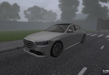 Мод Mercedes-Benz W223 S450 4MATIC (Без экстр) v03.04.2021 для City Car Driving (v1.5.9.2)