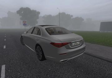 Мод Mercedes-Benz W223 S450 4MATIC (Без экстр) v03.04.2021 для City Car Driving (v1.5.9.2)