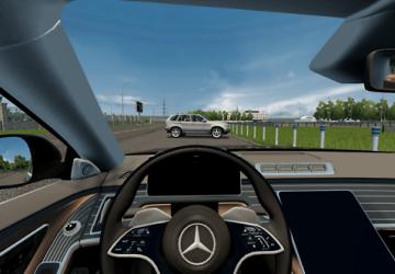 Мод Mercedes-Benz W223 S450 4MATIC (Без экстр) v03.05.2022 для City Car Driving (v1.5.9.2)