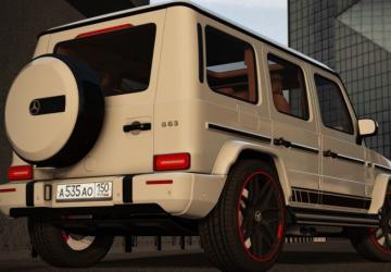 Мод Mercedes-Benz (W464) G63 AMG 2019 версия 22.02.2022 для City Car Driving (v1.5.9.2)