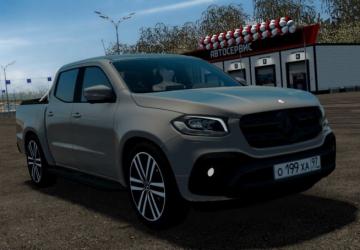 Мод Mercedes-Benz X-Class 2019 350d 4MATIC версия 26.12.2021 для City Car Driving (v1.5.9.2)