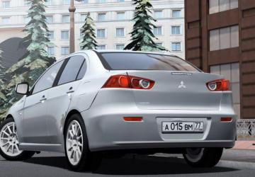 Мод Mitsubishi Lancer X версия 1.0 для City Car Driving (v1.5.8)