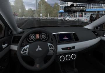 Мод Mitsubishi Lancer X версия 1.0 для City Car Driving (v1.5.8)