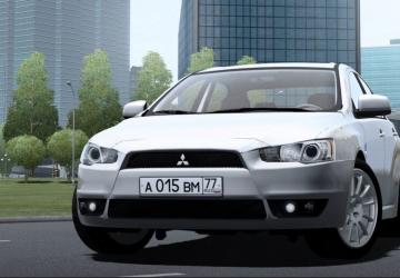Мод Mitsubishi Lancer X версия 19.11.20 для City Car Driving (v1.5.9, 1.5.9.2)