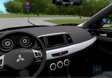 Мод Mitsubishi Lancer X версия 19.11.20 для City Car Driving (v1.5.9, 1.5.9.2)