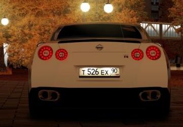 Мод Nissan GT-R версия 09.03.21 для City Car Driving (v1.5.9.2)