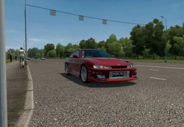 Мод Nissan Silvia S14 версия 06.06.20 для City Car Driving (v1.5.9.2)