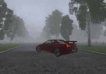 Мод Nissan Skyline GTR V-Spec II версия 23.06.20 для City Car Driving (v1.5.9.2)