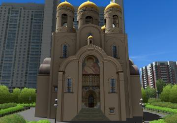 Мод Новая текстура храма версия 1.0 для City Car Driving (vВсе)
