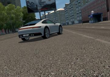 Мод Porsche 911 Carrera S (992) 2019 версия 29.08.20 для City Car Driving (v1.5.9.2)