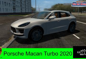 Мод Porsche Macan Turbo 2020 версия 1.0 для City Car Driving (v1.5.9.2)