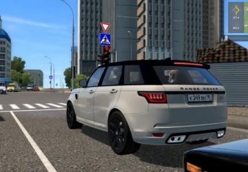 Мод Range Rover Sport SVR версия 1.1 SOUND для City Car Driving (v1.5.8)