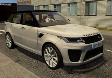 Мод Range Rover Sport SVR версия 1.1 SOUND для City Car Driving (v1.5.8)